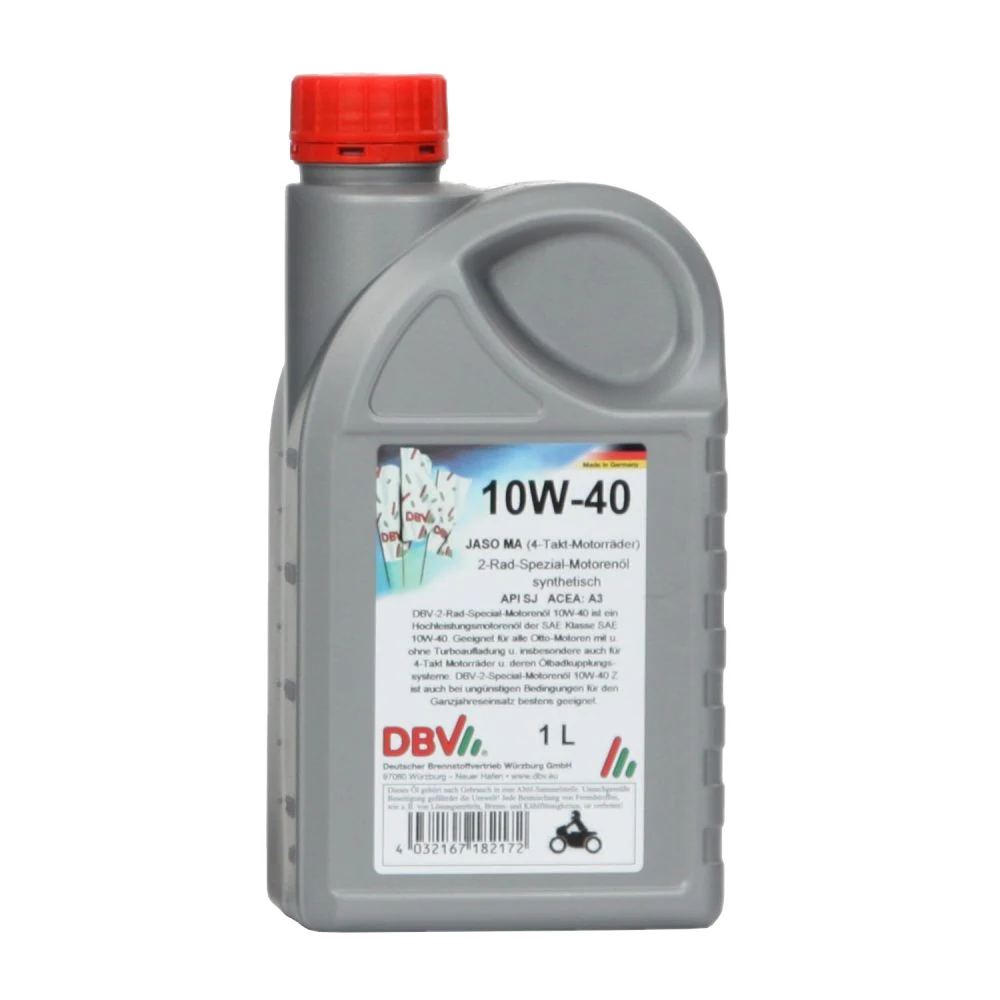 10W-40 DBV-Zweirad-Special-Motorenöl JASO MA (4-Takt)
