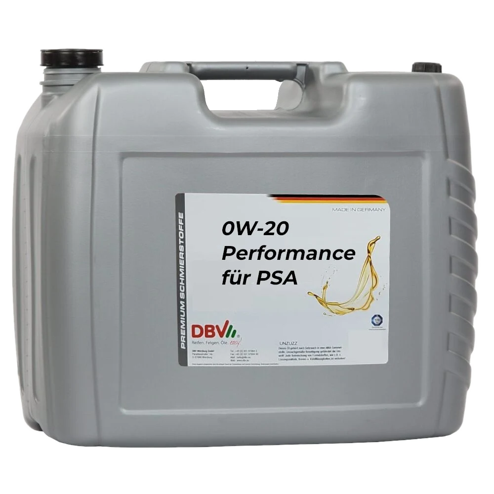0W-20 Performance für PSA 20-LIter-Kanister