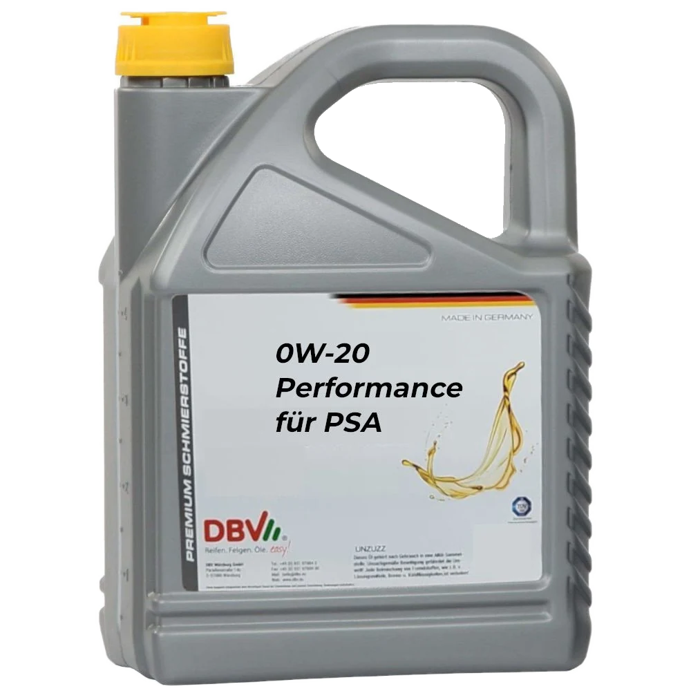 0W-20 Performance für PSA 5-Liter-Kanne