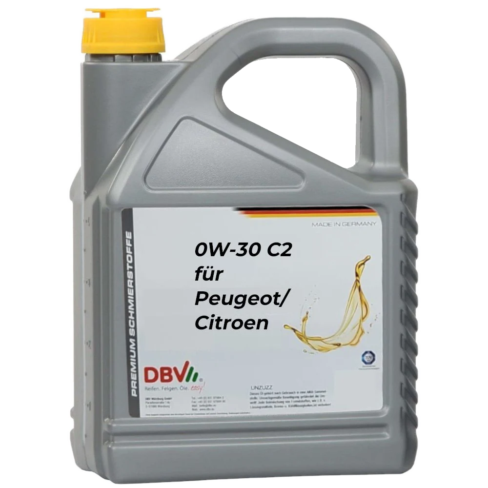 0W-30 C2 für Peugeot/Citroen 5-Liter-Kanne