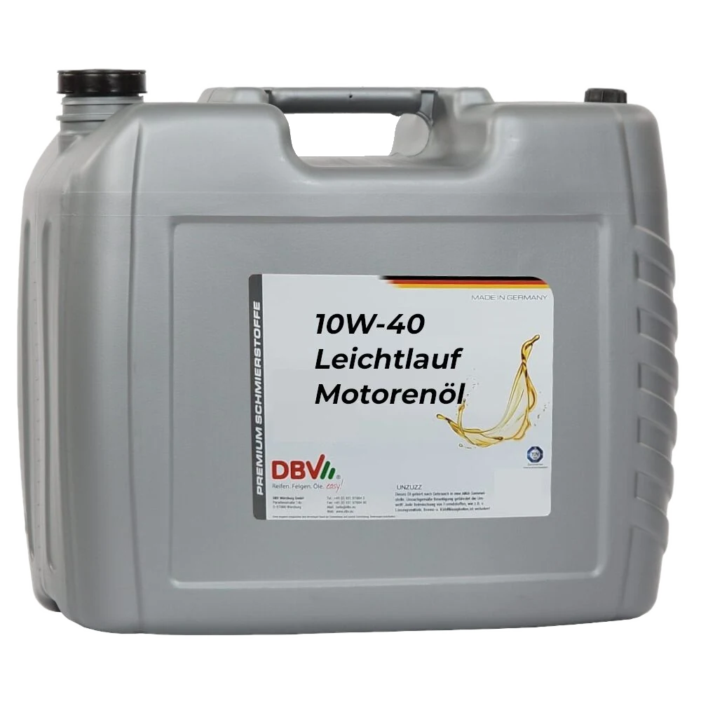 10W-40 DBV-Leichtlauf-Motorenöl 20-Liter-Kanister