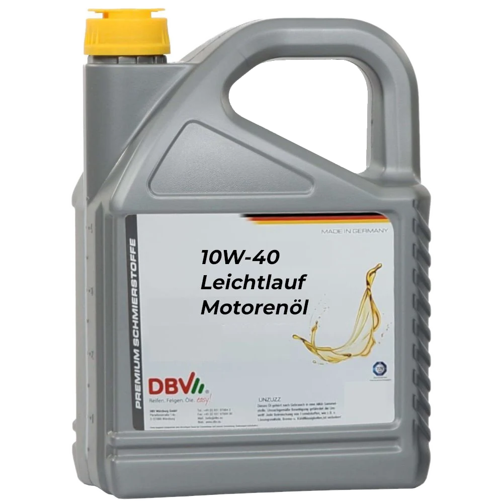 10W-40 DBV-Leichtlauf-Motorenöl 5-Liter-Kanne