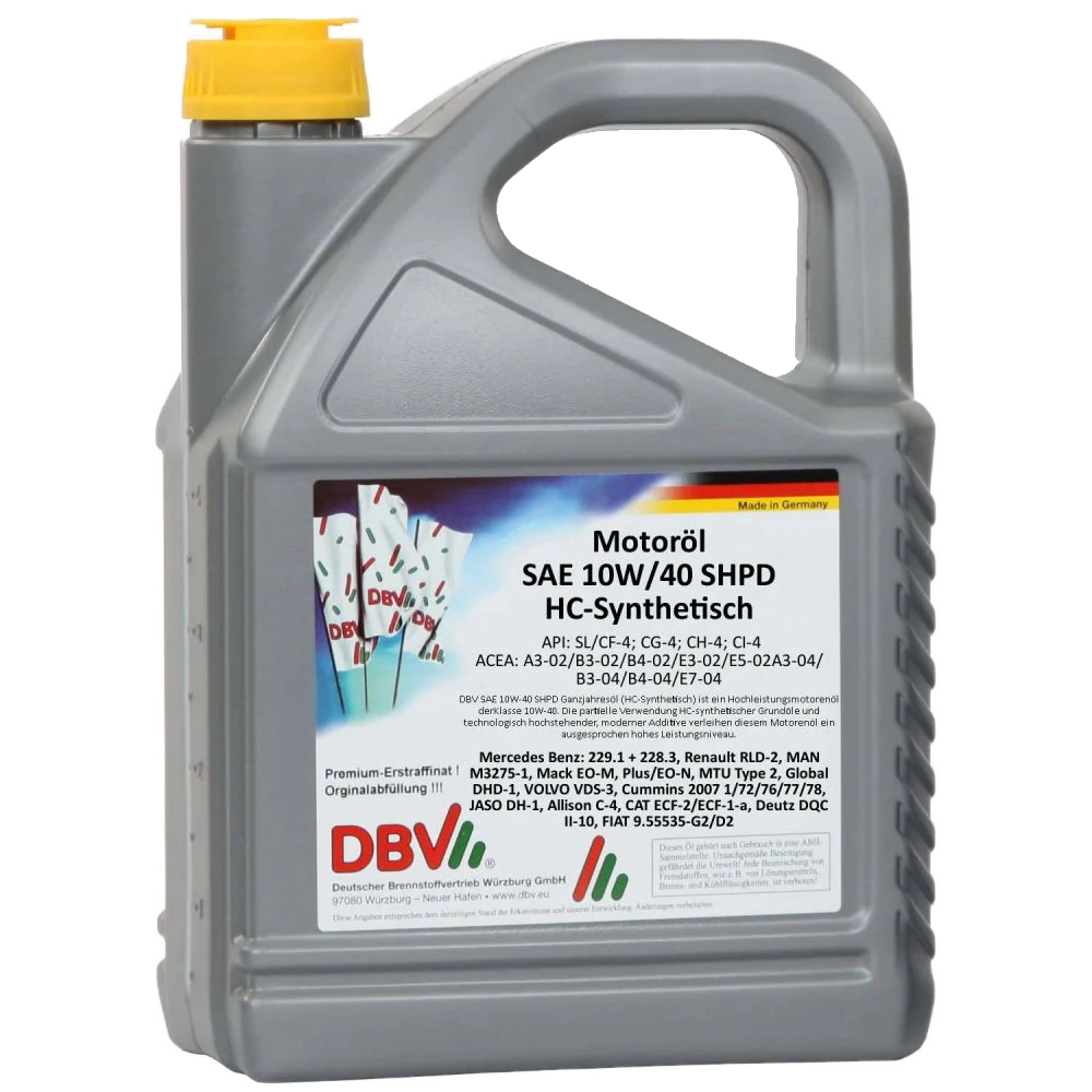10W-40 SHPD-Ganzjahresöl 5-Liter-Kanne