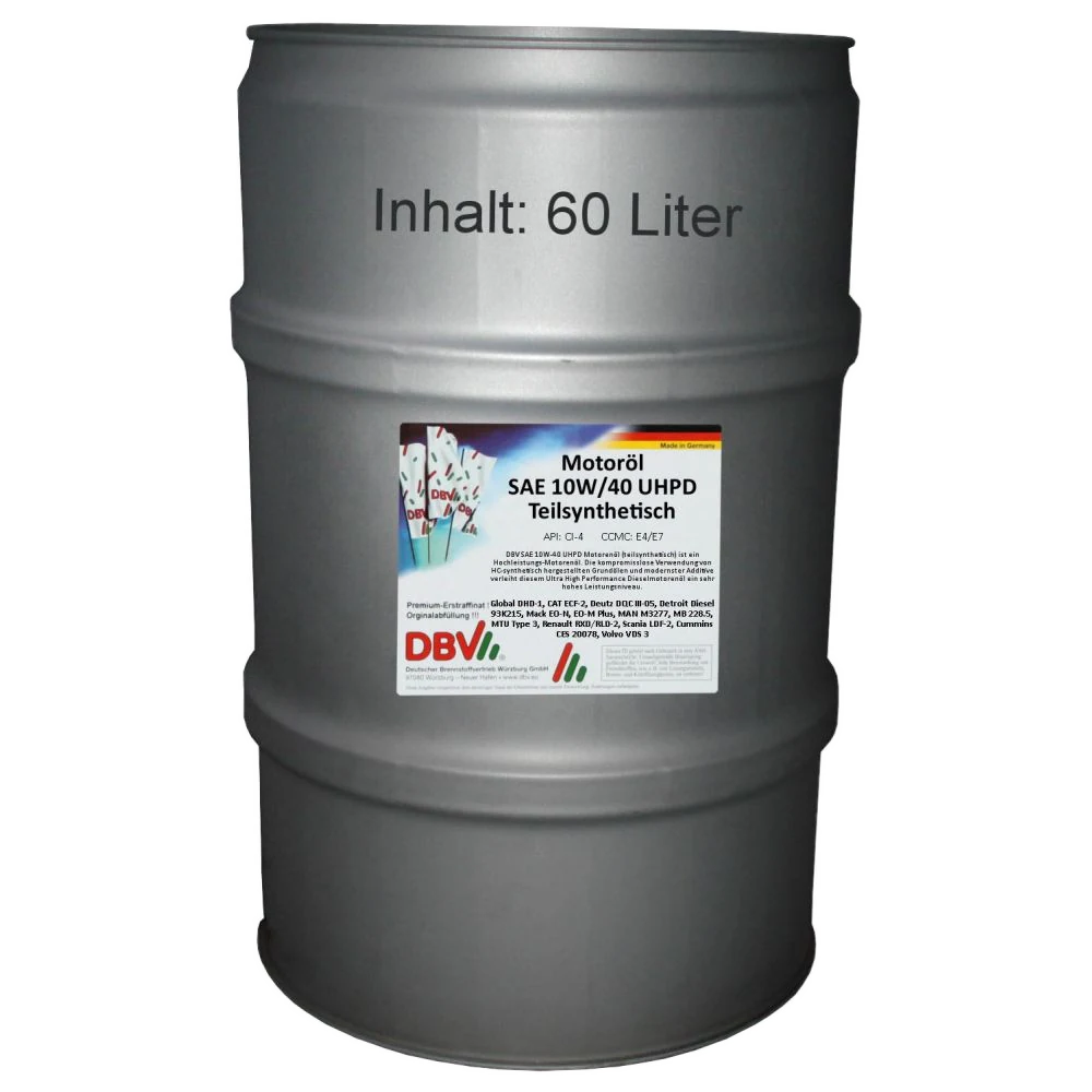 10W-40 UHPD (Intervalle 80.000 bis 120.000 Km) 60-Liter-Fass