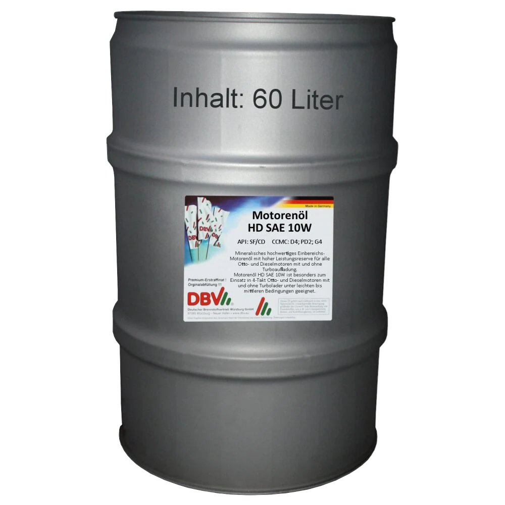 10W HD SAE 60-Liter-Fass