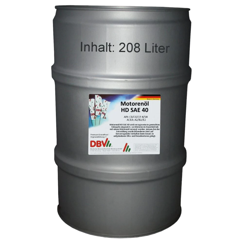 40 SAE HD 208-Liter-Fass