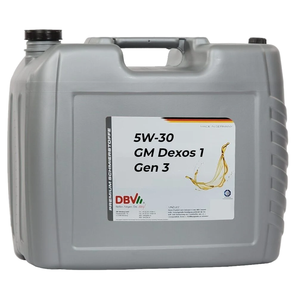 5W-30 GM Dexos 1 Gen. 3 20-Liter-Kanister