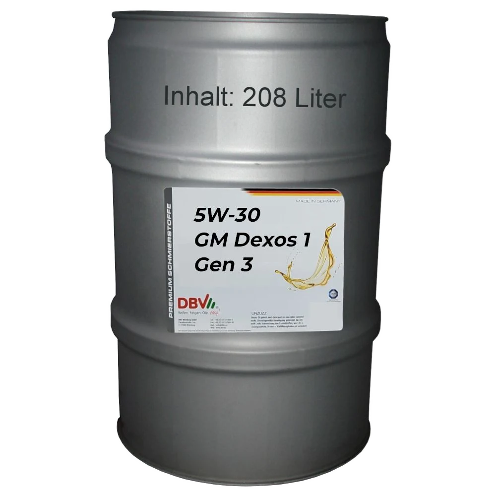 5W-30 GM Dexos 1 Gen. 3 208-Liter-Fass