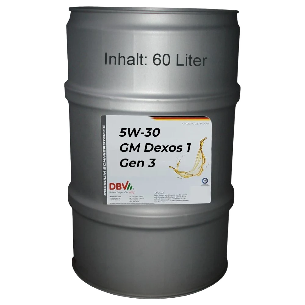 5W-30 GM Dexos 1 Gen. 3 60-Liter-Fass
