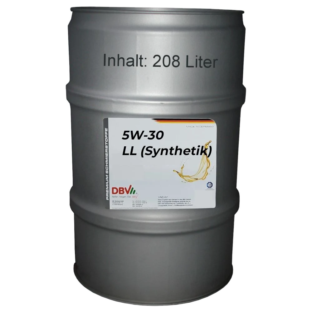 5W-30 LL (Synthetik) für Mercedes + BMW 208-Liter-Fass