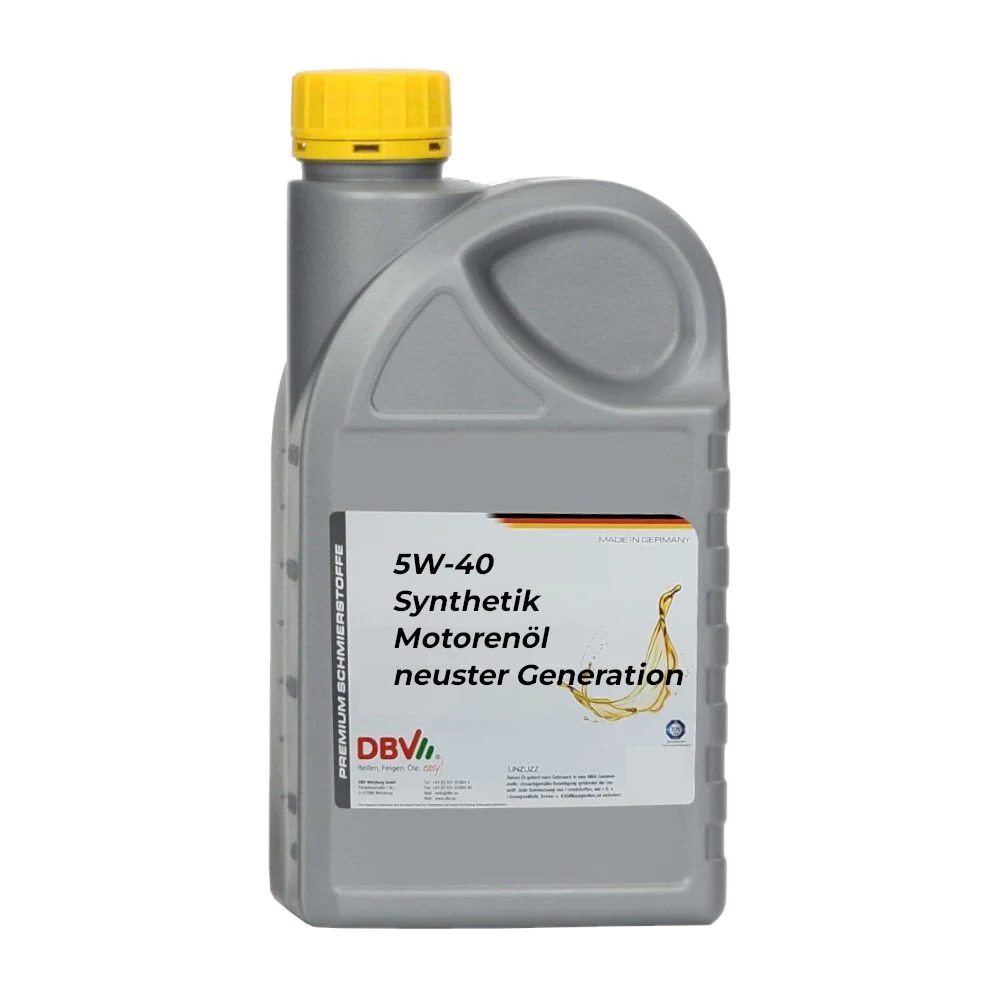 5W-40 DBV-Synthetik-Motorenöl neuester Generation 1-Liter-Dose