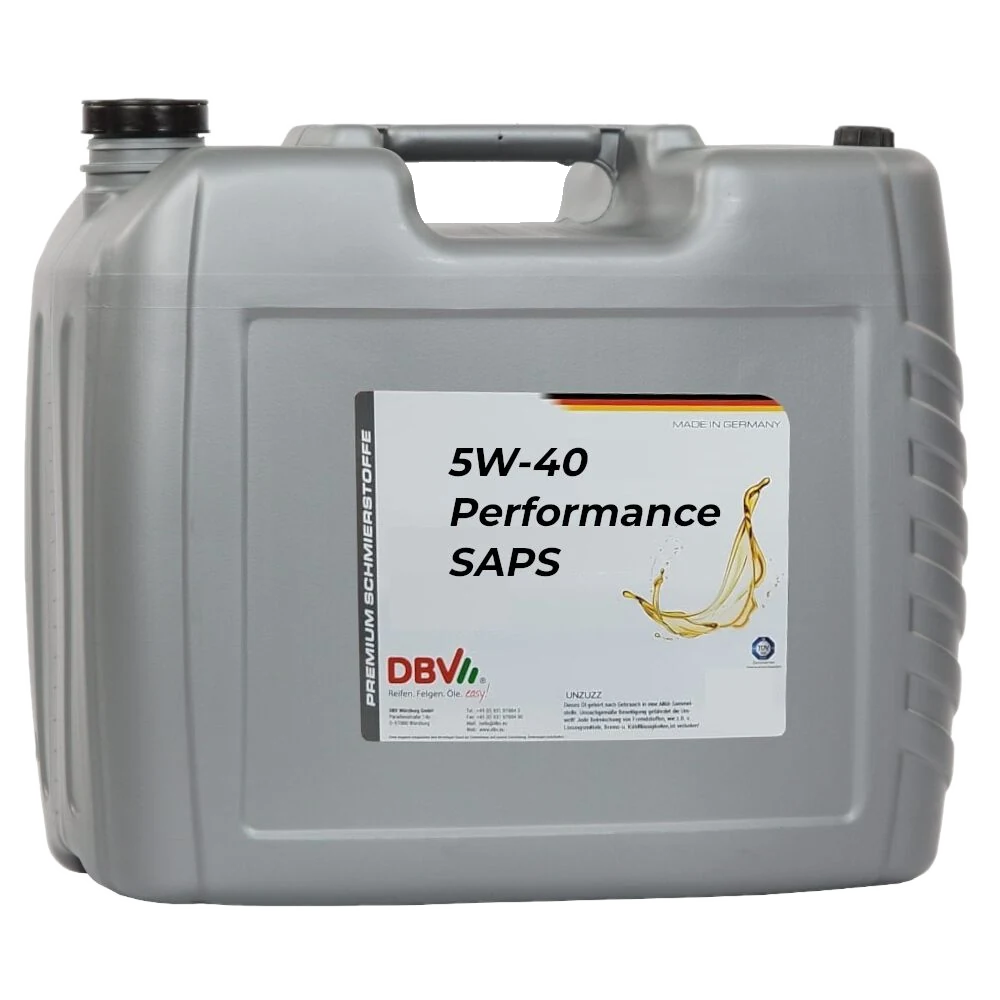 5W-40 Performance SAPS 20-Liter-Kanister