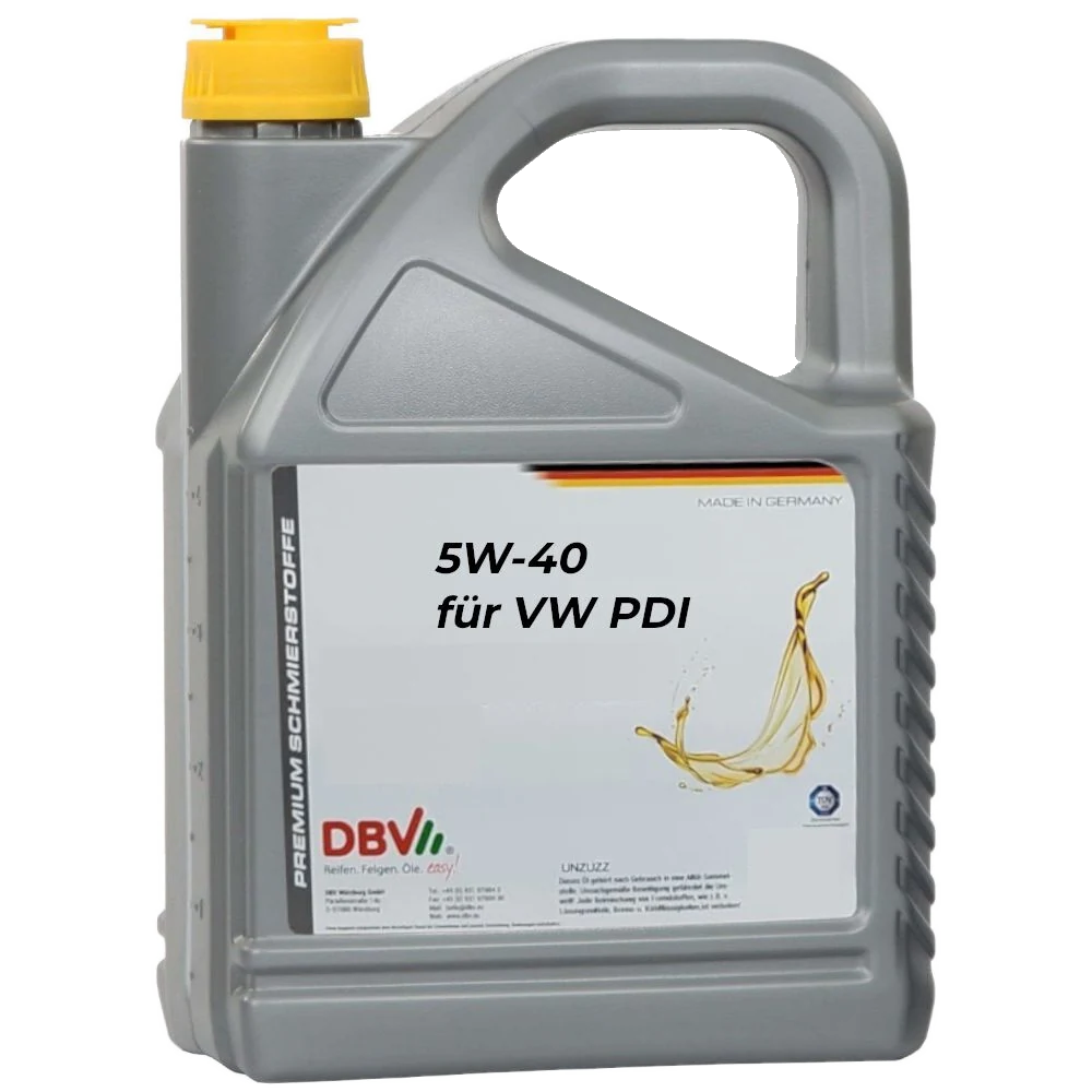 5W-40 synthetisch für VW PDI (Pumpe-Düse) 5-Liter-Kanne