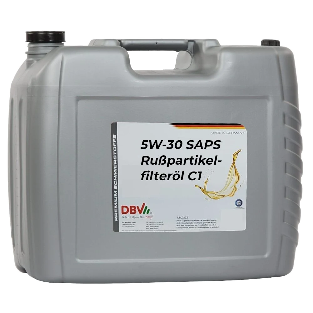 5W/30 SAPS Rußpartikelfilteröl C1 für Ford, Mazda, Volvo 20-Liter-Kanister