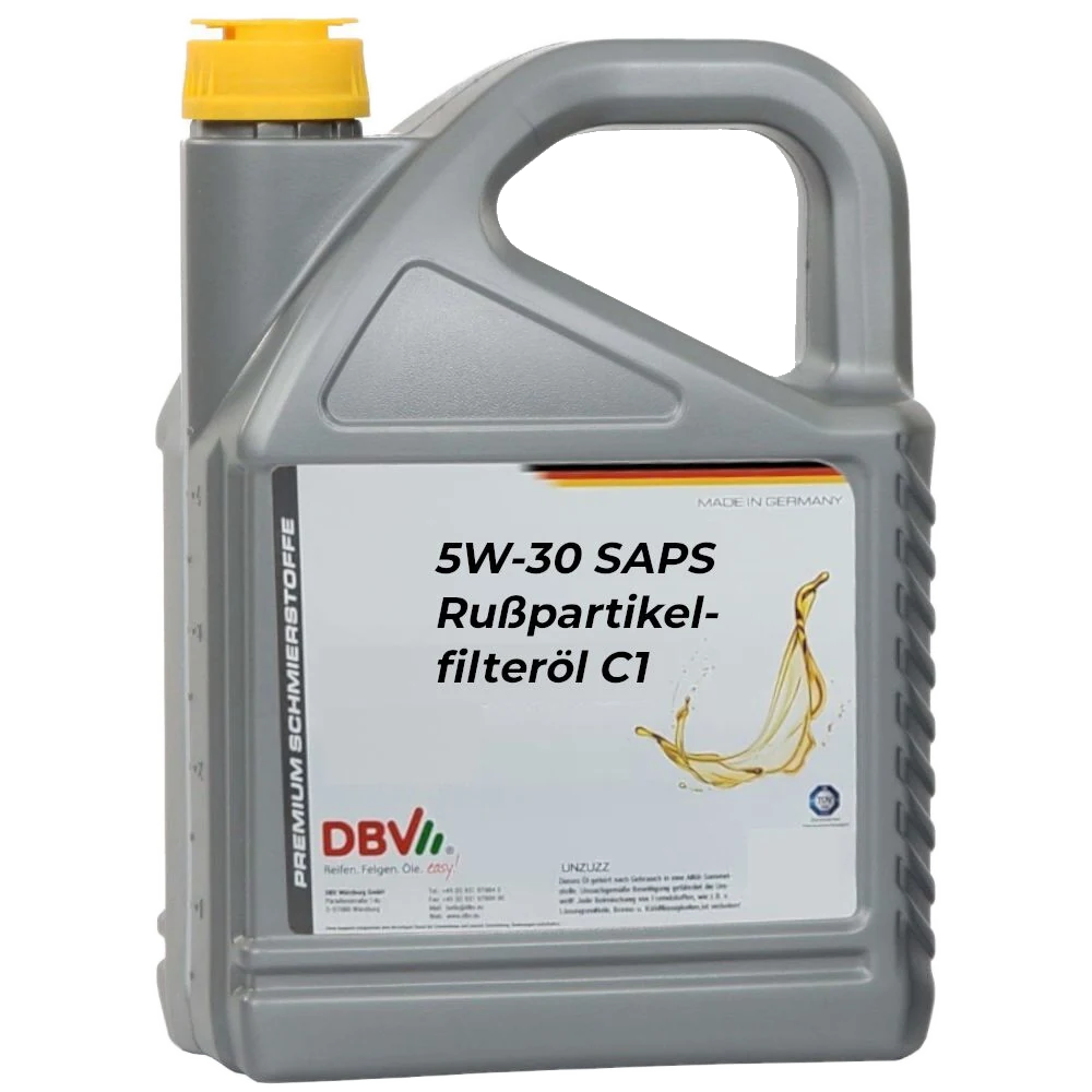 5W/30 SAPS Rußpartikelfilteröl C1 für Ford, Mazda, Volvo 5-Liter-Kanne