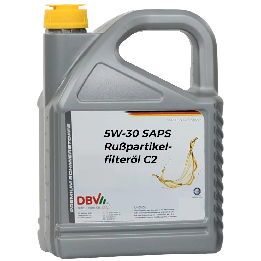 5W/30 SAPS Rußpartikelfilteröl C2 für Peugeot + Citroen 5-Liter-Kanne