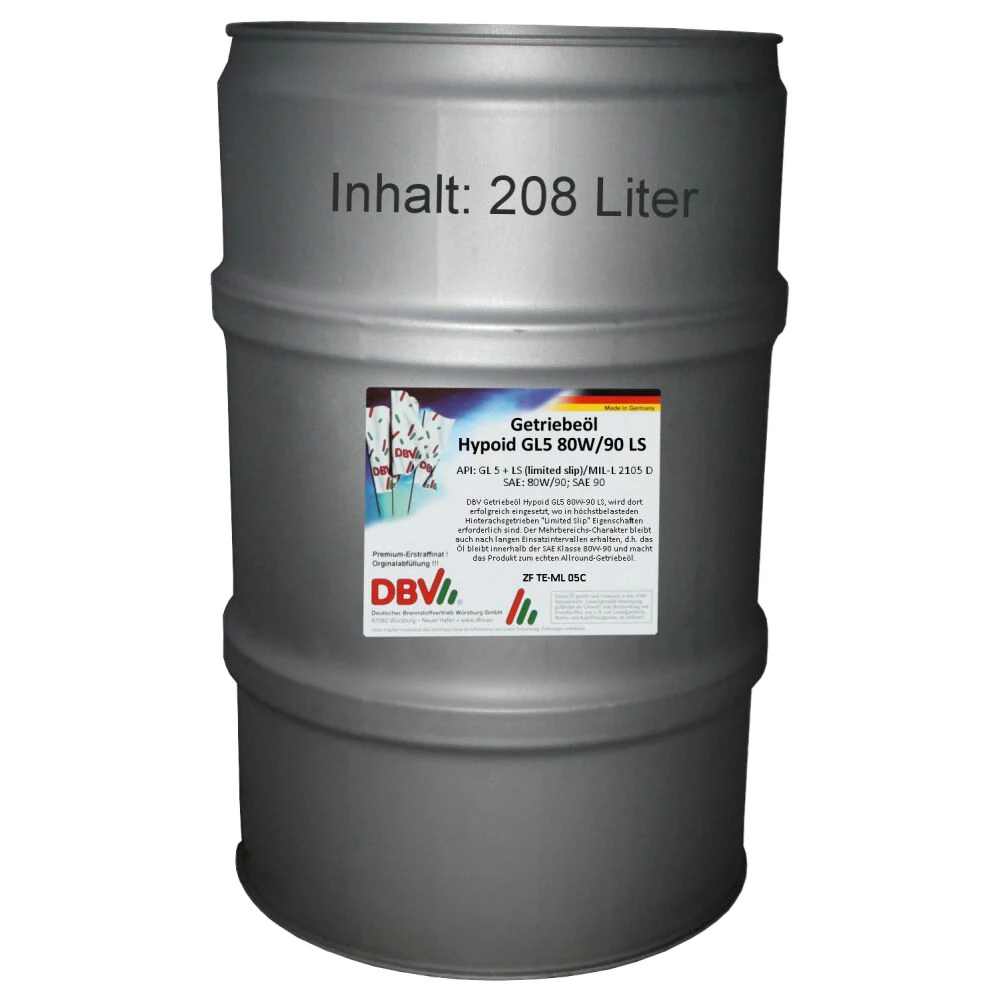 80W-90 / SAE 90 LS 208-Liter-Fass