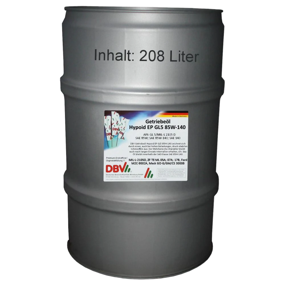 85W-140 Hypoid EP 208-Liter-Fass