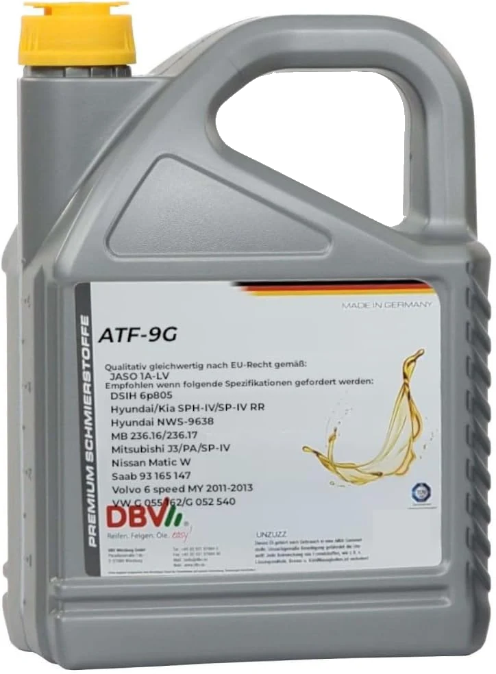 ATF 9G (VW G 055 162/ G 052 540, MB 236.16/236.17) 5-Liter-Kanne