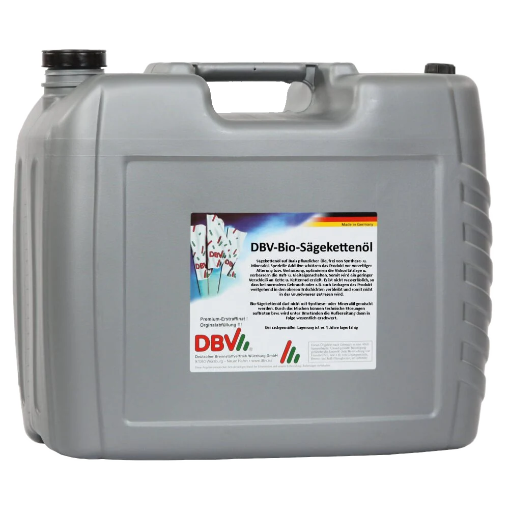 Bio-Sägekettenöl 20-Liter-Kanister