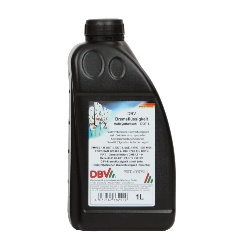 Bremsflüssigkeit DOT 4 (vollsynthetisch) 1-Liter-Dose