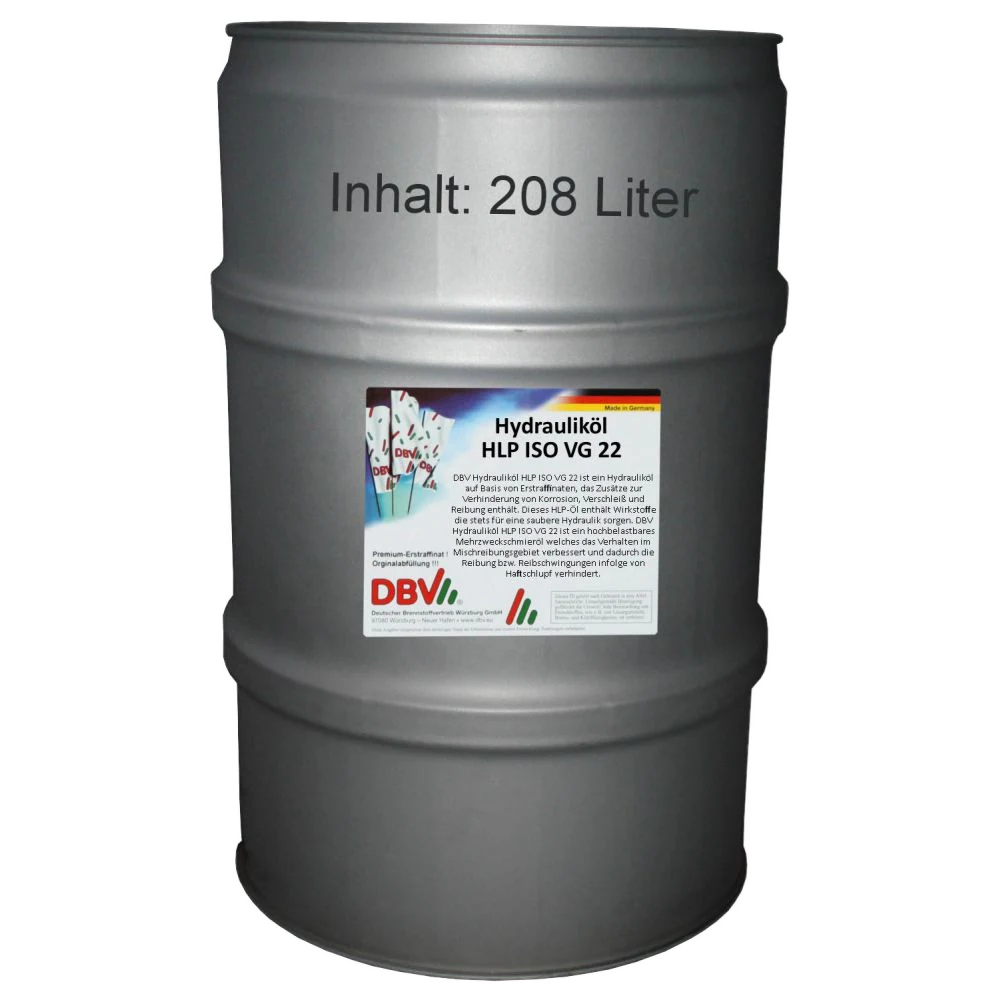 HLP ISO VG 22 Hydrauliköl 208-Liter-Fass