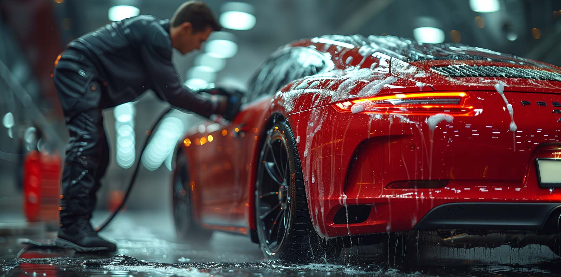 Portamotors Werkstattteam bei Servicearbeiten in Kulmbach