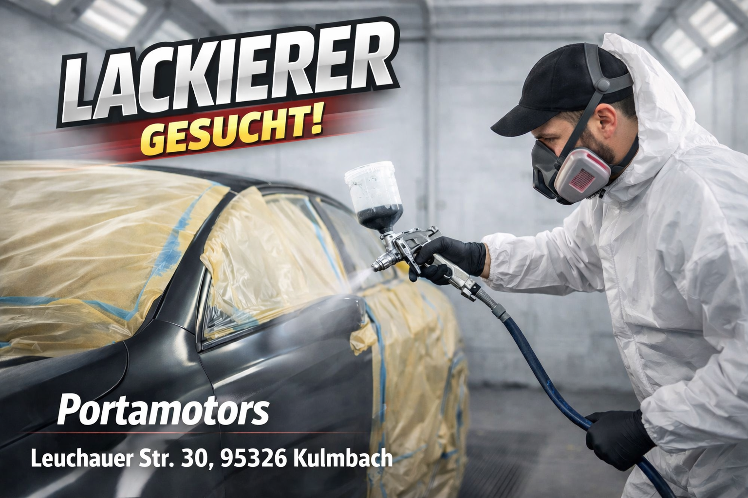 Car painter vacancy at Portamotors in Kulmbach