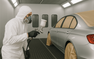 Lackierarbeiten und Lackierkabine bei Portamotors in Kulmbach